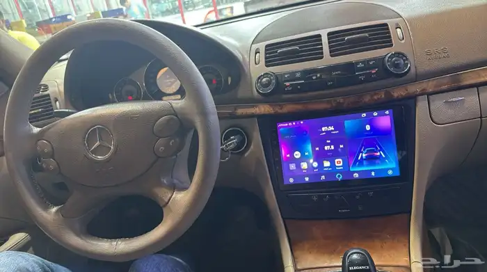 شاشه مرسيدس بنز2008 2016E200 3