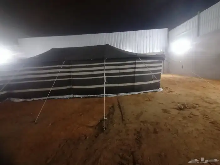 خيمة وبيوت الشعراء جميع بيوت الشعر على الحديد وطناب على البل 2