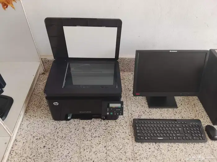 كمبيوتر مكتبي مع طابعة وتصوير 5
