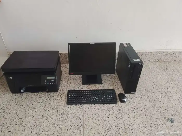 كمبيوتر مكتبي مع طابعة وتصوير 6