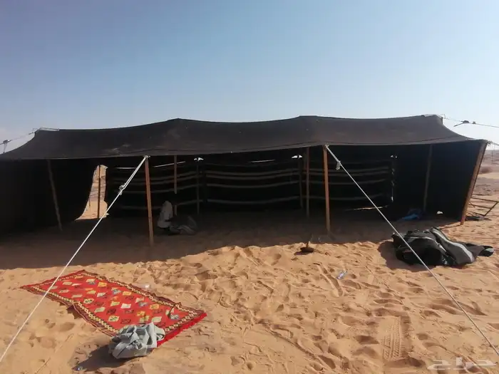 خيمة وبيوت الشعراء جميع بيوت الشعر على الحديد وطناب على البل 1