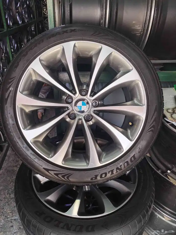 جنوط BMW مقاس 19 اصلي وكاله موديل 2015 نضيف مره شبه جديد 1