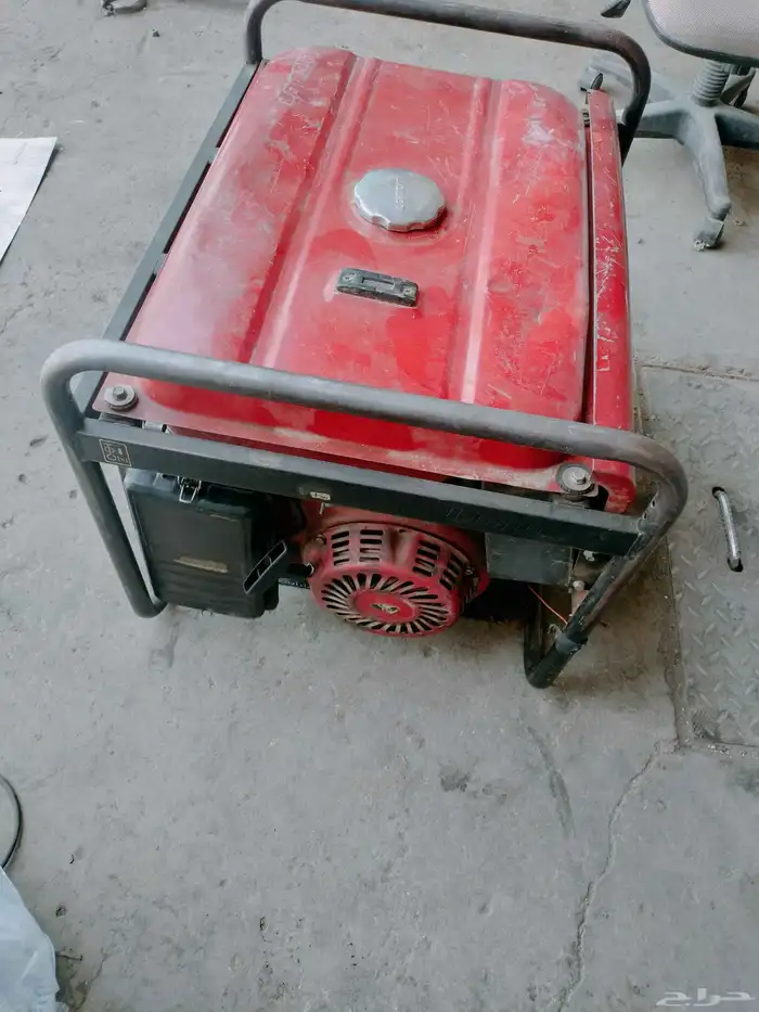 مولد كهرباء 5000 واط مستعمل بدون كاتم وشغال كويس 1