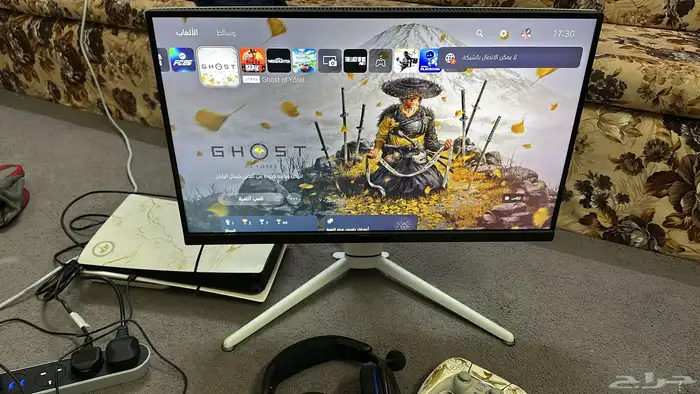 سوني 5 اصدار خاص بلاضافه الى لعبة شبح يوتية مع شاشة قيمنق 1