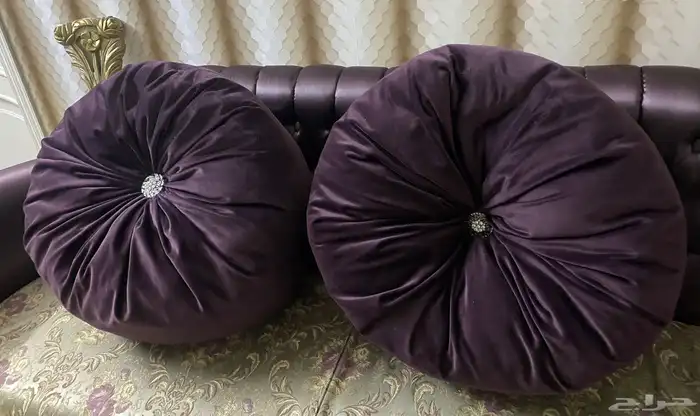 طقم كنب خشب محفر ثقيل مع طاولات 5