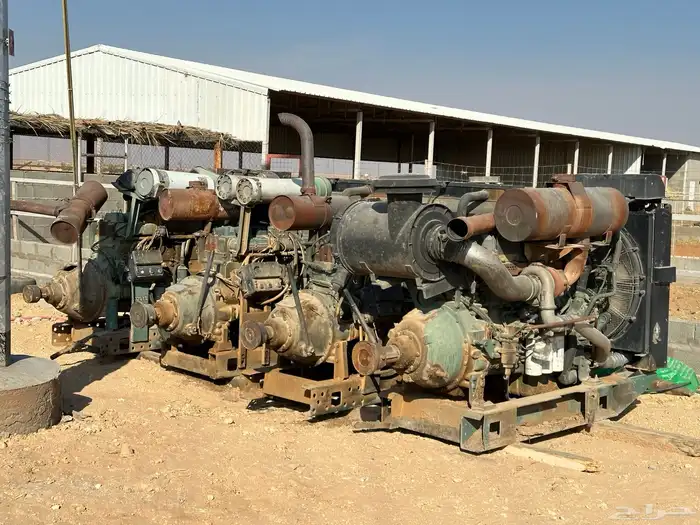 للبيع مكائن ديزل فولفو بحاله جيده عدد 4 0