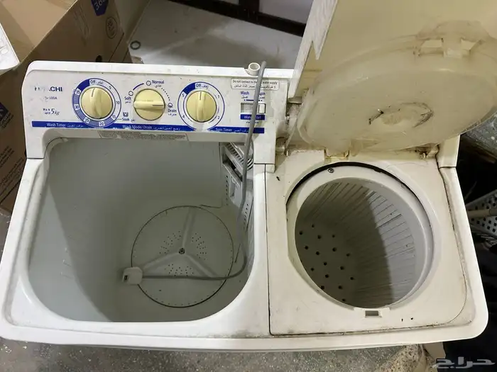 غسالة مستعمل 5 كيلو شركة هيتاشي شغال ممتاز 6
