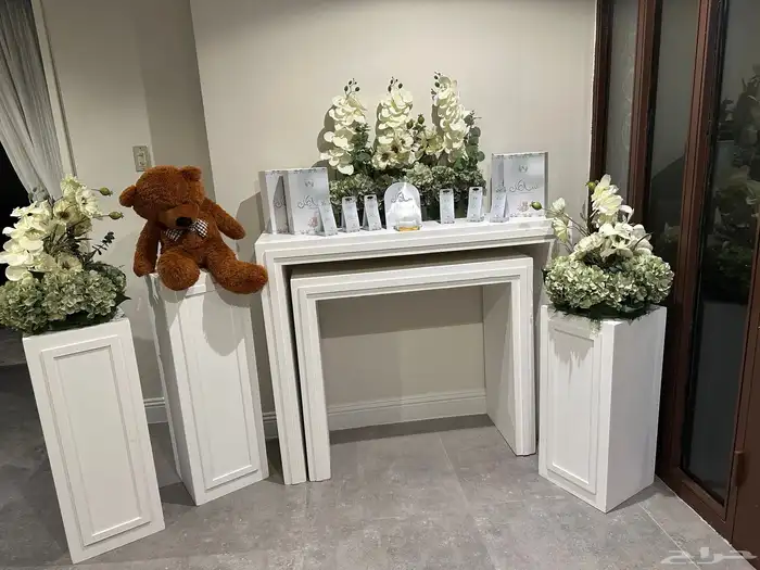 مدخل استقبال وستاندات مع تنسيق ورد 1