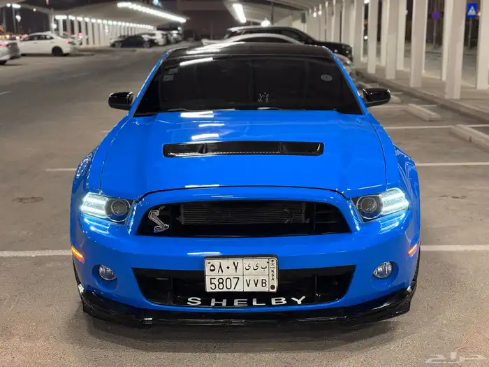 موستنج 2010 معدل شلبي قير عادي 8 سلندر نظيف 2