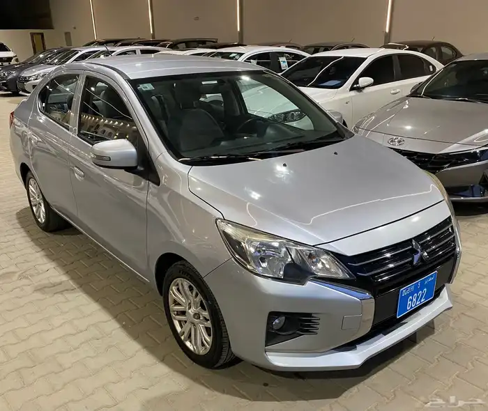 ميتسوبيشي اتراج الموديل 2022 نظيفة ممشي قليل علي الفحص 2