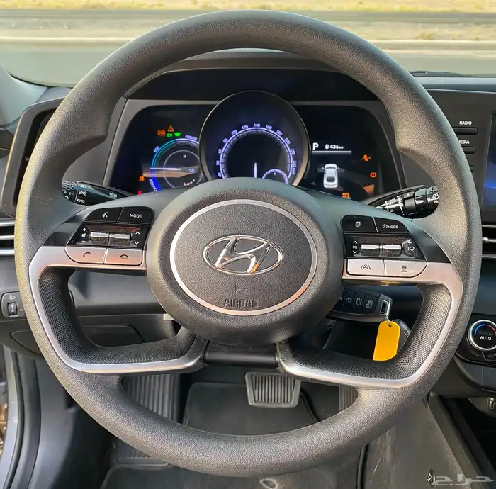 هيونداي النترا 2021 هايبرد نظيفة ممشي قليل 45 علي الفحص 14