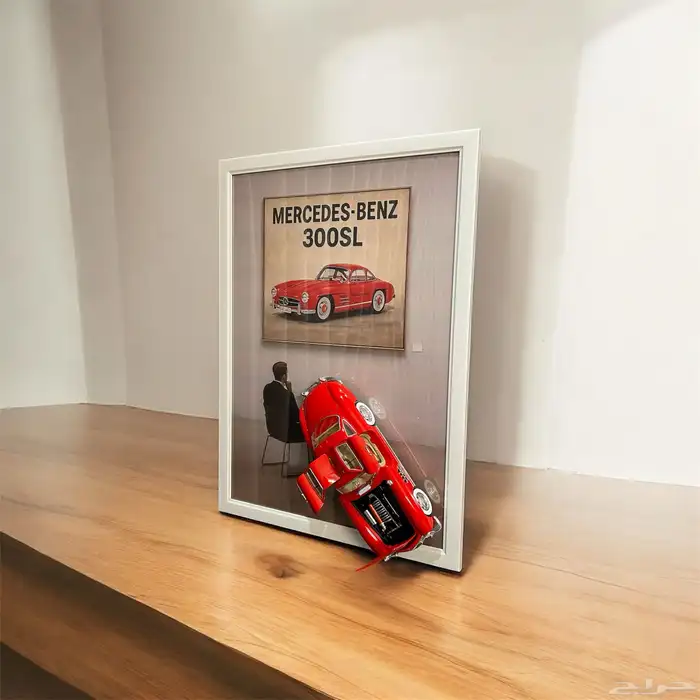 لوحة مجسم سيارة مرسيدس 0