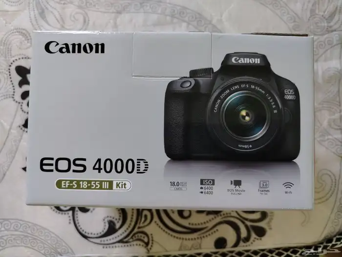لاب توب hp كاميرا canon 4000D 4