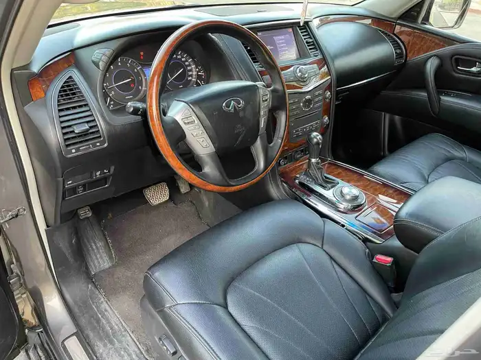 انفينيتي QX80 2015 فل سعودي 9