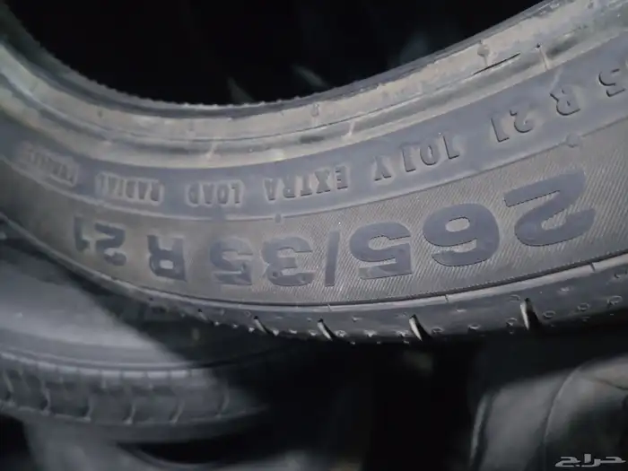 265 35 21 ثلاث كفرات ستوك كونتيننتال 0