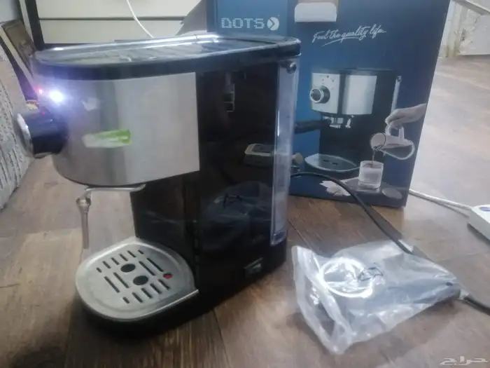 لعشاق القهوه مكينة قهوة مستعمله نظيفه شغال في كرتونها 1