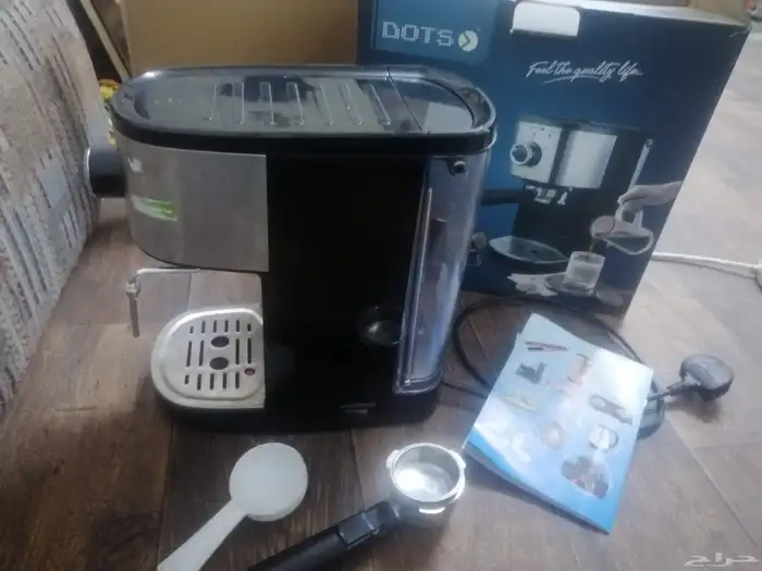 لعشاق القهوه مكينة قهوة مستعمله نظيفه شغال في كرتونها 2