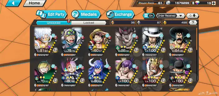 حساب باونتي راش للبيع على السوم 6