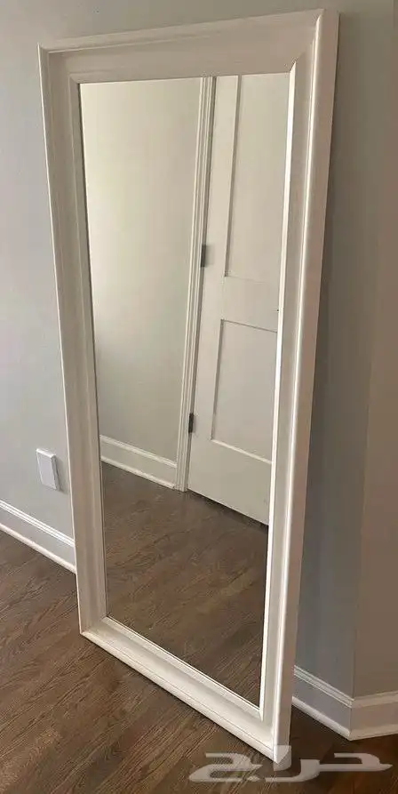 مرايا وايطار حق ايكيااا ابيض 0