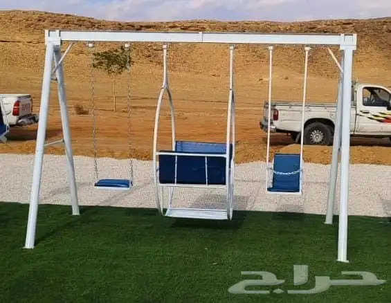 مراجيح العاب اطفال جديدة حديد بلاستيك كلم 2
