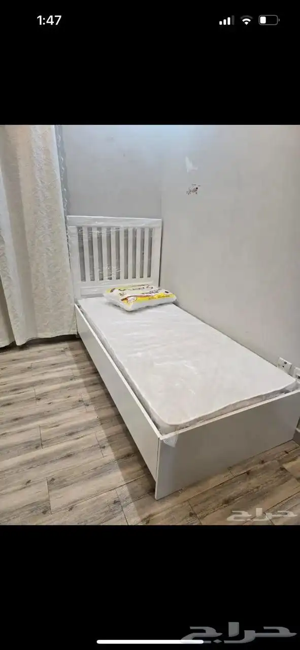 سرير خشب نفر واحد 90 190 4