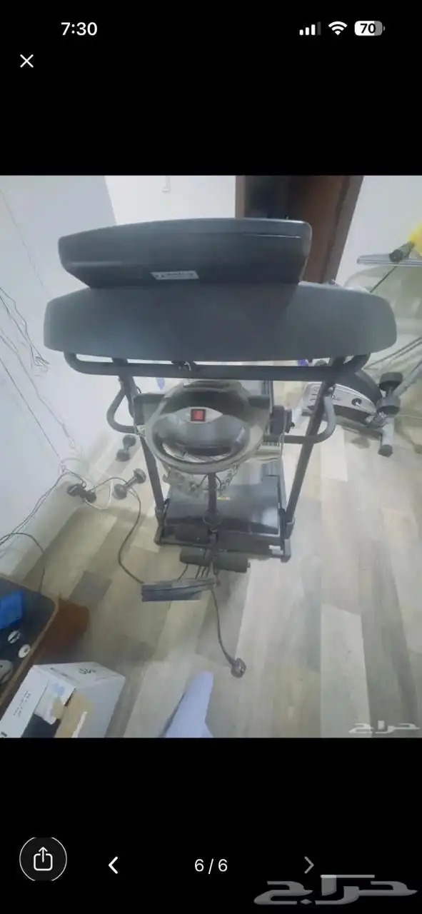 للبيع جهاز سير رياضي شغال متعدد التمارين سرعة جهاز سيكل 4