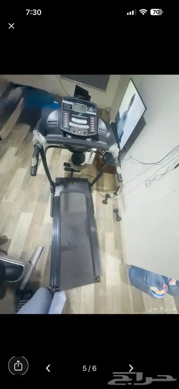 للبيع جهاز سير رياضي شغال متعدد التمارين سرعة جهاز سيكل 5