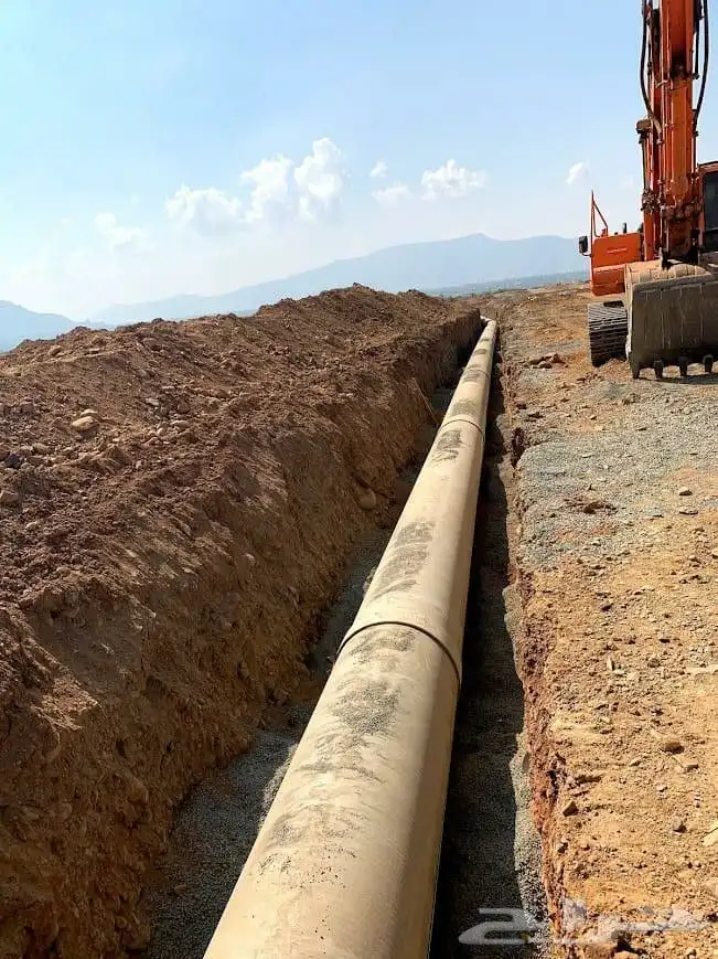 مقاول حفر طرنشات تمديد مواسير وكيابل ومناهل 2