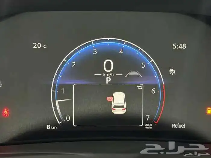 لاندكروزر جي اكس ار L5 خليجي شاشات رادار 2025 نظام 50-50 8