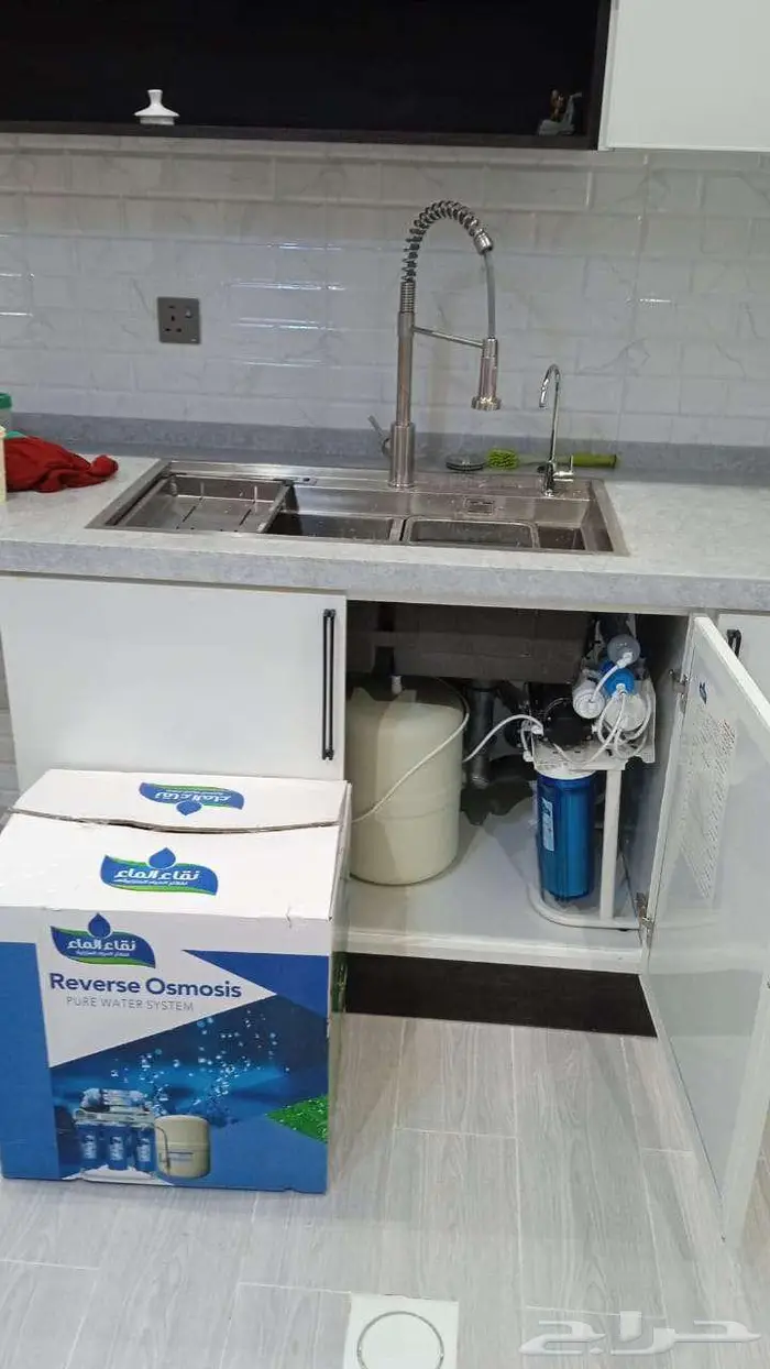 عرض خاص فلتر ماء 7 مراحل شامل التركيب توصيل سريع ضمان سنتين 11