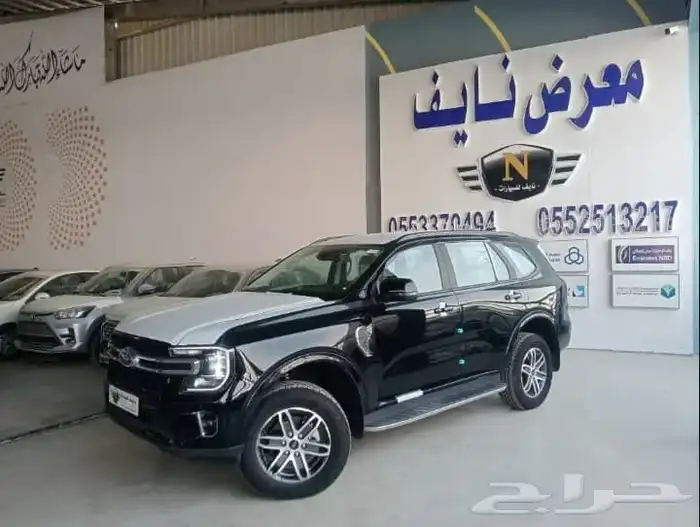 فورد إيفريست XLT دبل بنزين 2025 اسود الناغي 1