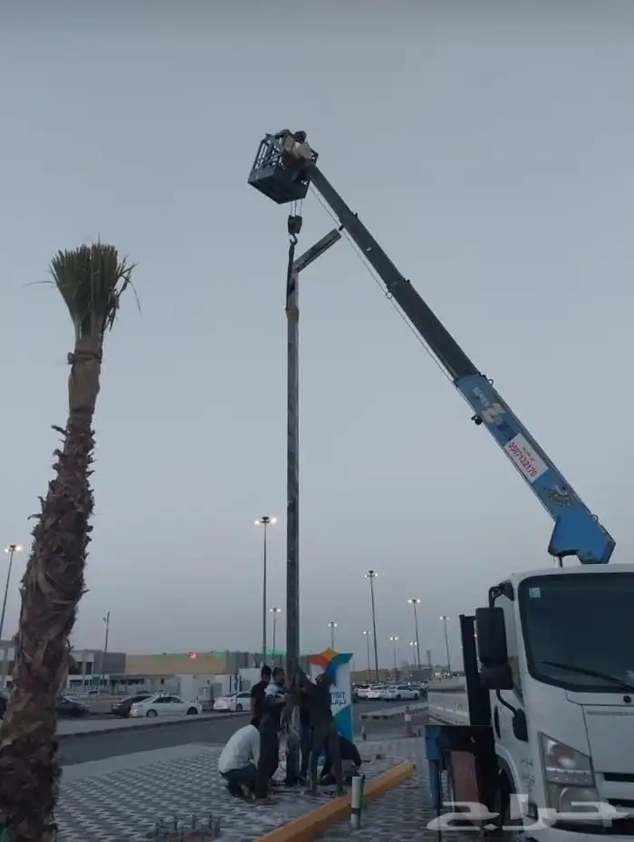 إيجار مان لفت كرين ونش رافعه عمال فوركلفت 4