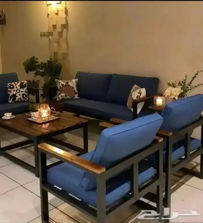 كراسي خارجيه حديد تراثيه كويتيه 6