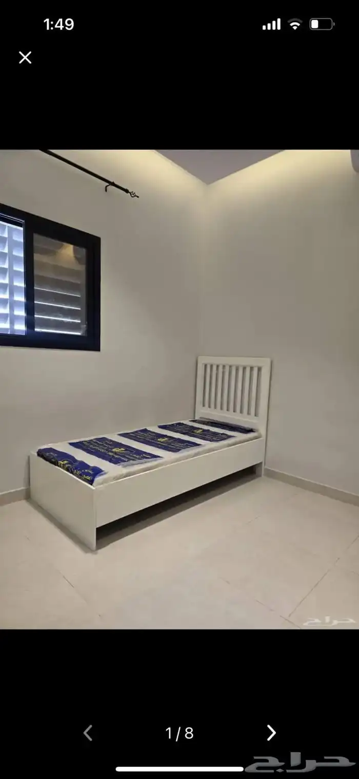 سرير خشب نفر واحد 90 190 1