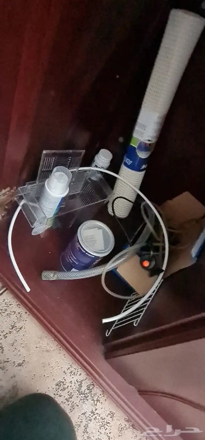 للبيع حوضين سمك مع كامل ملحاقتهم 7