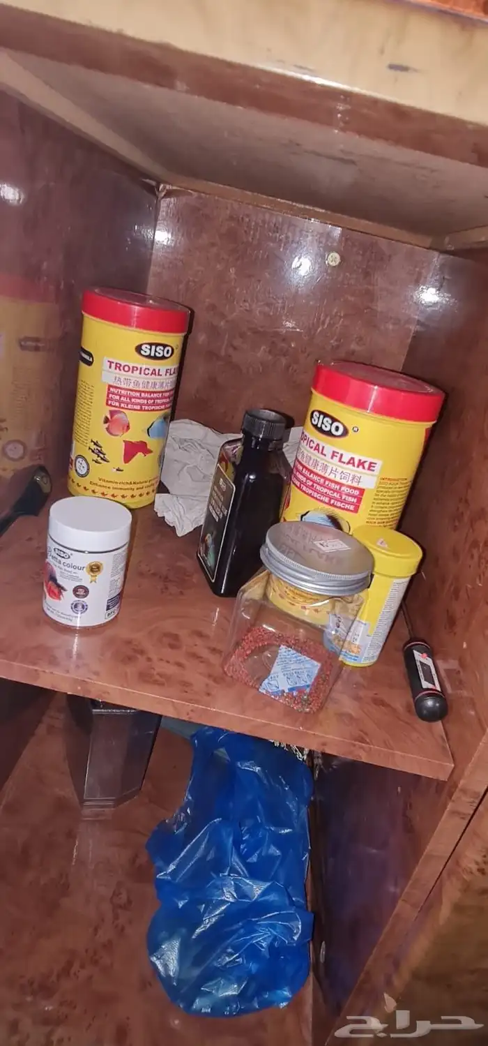 للبيع حوضين سمك مع كامل ملحاقتهم 8