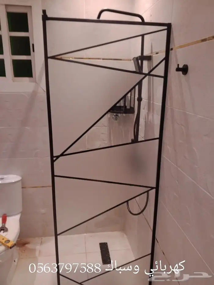 كهربائي وسباك الجموم والنقابه 8