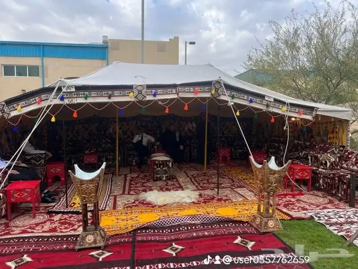 تاجير خيم بيت شعر تاجير خيم اوروبي تاجير جلسات شعبيه 0