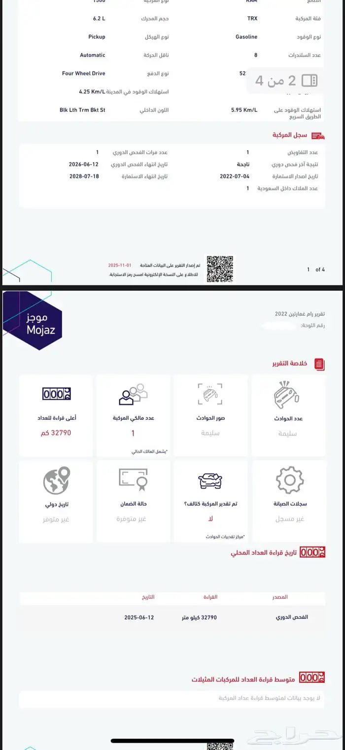 دودج RAM TRX 702 - شبه جديد 86