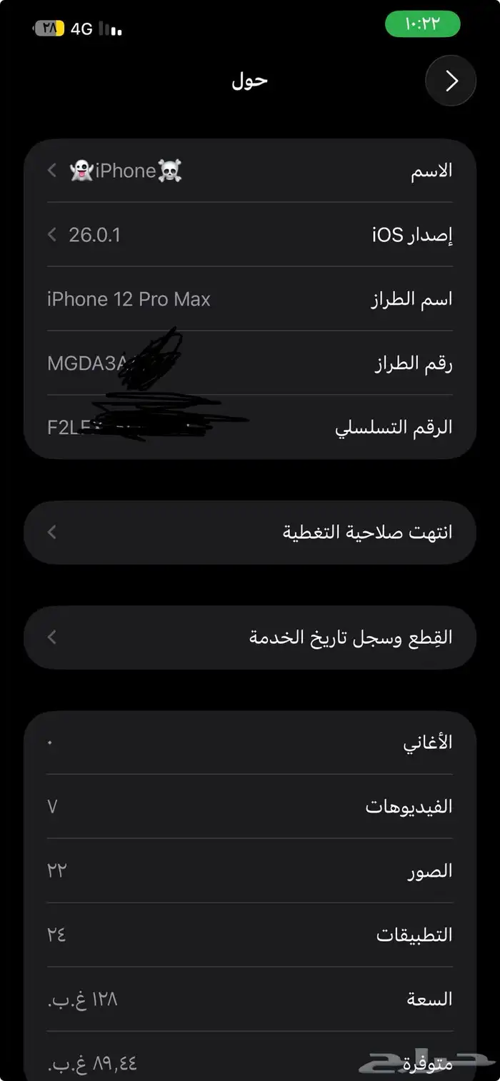 آيفون 12برو ماكس نضيف 6