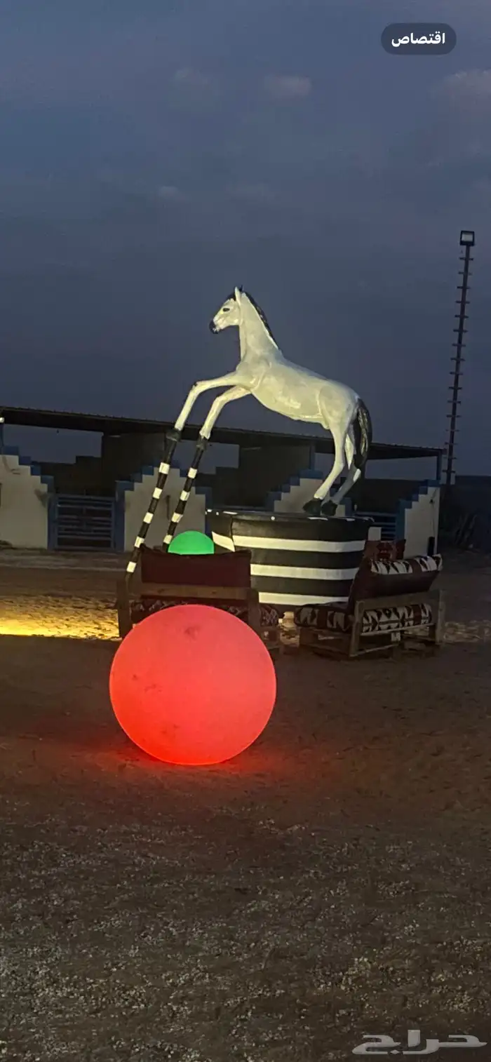 مجسم حصان فيبر 0