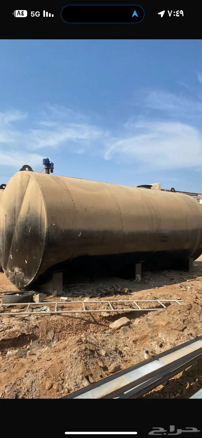 خزانات بنزين نظيفه وحديد محطة 3