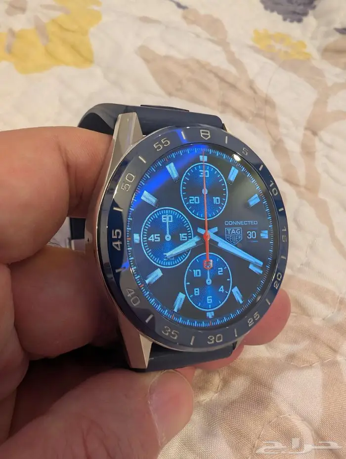 ساعة Tag Heuer Connected E ازرق 4