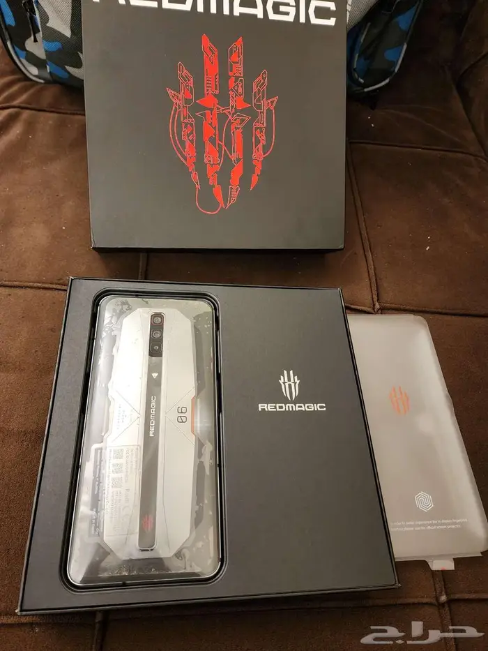 ريد ماجيك 6pro redmagic الجهاز مستخدم بكرتونه 6