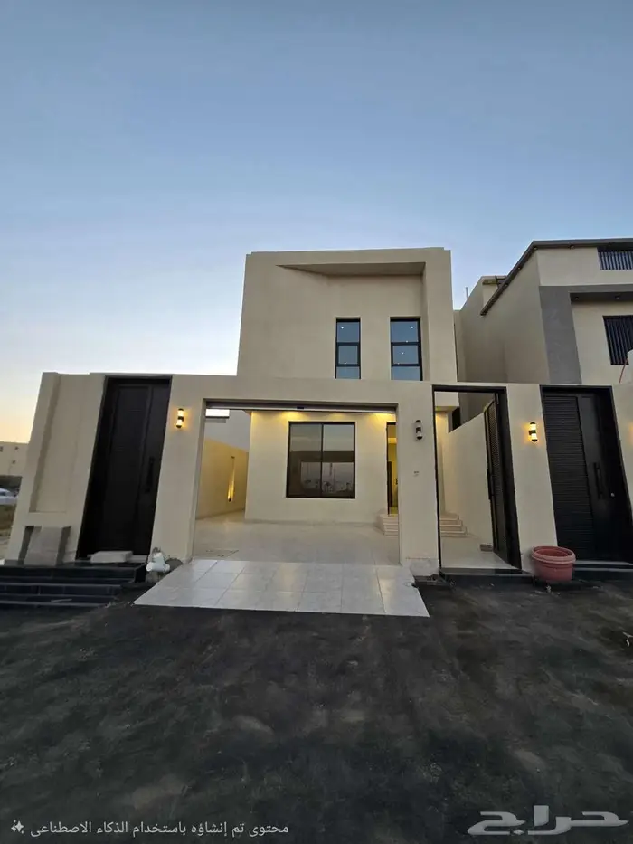 للبيع فيلا ثلاث أدوار بدرج خارجي للادوار العلويه بأحد رفيده 0