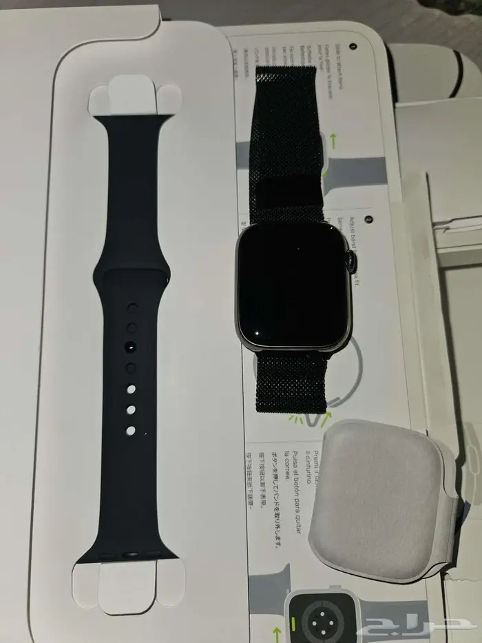 ساعه ابل الحيل التاسع ستيل اسود 1