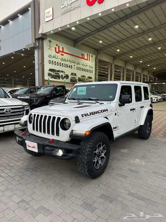 جيب رانجلر موديل 2021 فل كامل عداد 72 الف كم 0