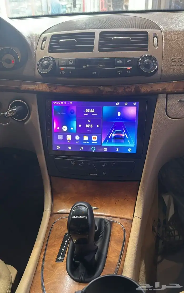 شاشه مرسيدس بنز2008 2016E200 2