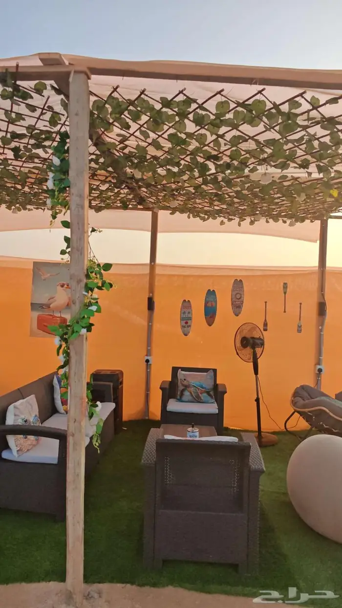 كرفان فندقي فاخر بجلسات خارجية على البحر 8