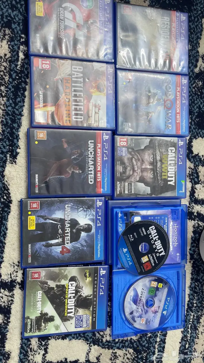 أشرطة وألعاب سوني 4 0